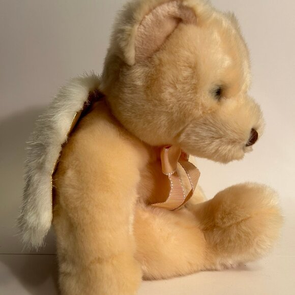2003 TY Beanie Babie Classic Gloria Angel Bear Gold Wings 12” stuffed animal - Picture 4 of 7